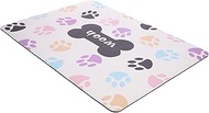 Yardwe Pet Feeding Mat Pets Pet Placemats for Food Water Absorbing Mat for Dog Bowl Dog Bowl Mat Food Mat for Dog Bowl Small Pet Food Mat Dog Water Bowl Mat Cat Food Quick Dry Mud