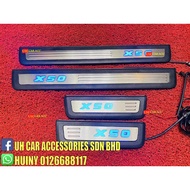 Proton x50 x-50 oem led door side step kick scuff plate sill plate [READY STOCK]