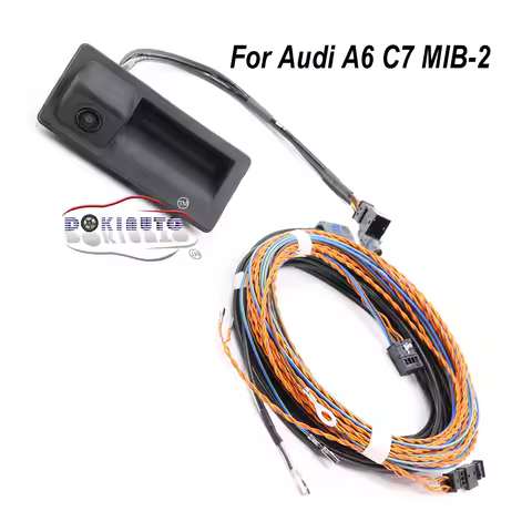 4G0827566A Rear View Camera Trunk handle with Trajectory Trace For Audi A6 A7 C7 MIB 2 UNIT 4G0 827 