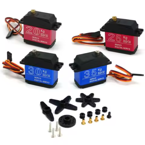 High Torque Metal Gear Digital Servo 20KG 25KG 30KG 35KG 180 Degrees For Robotic Arm RC Model Car Bo