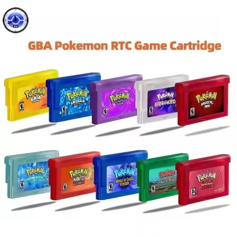 GBA RTC Real Clock Pokemon Girls Hunter 3，Ultra Violet， Unbound,Crown Game Cartridge， 2.0 New Versio