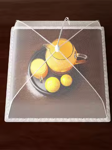 Outdoor Food Covers To Keep Bugs Away, 17x17 Inch Collapsible Mesh Food Tent For Outside ,Picnic Acc