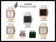 Paris Polo Club นาฬิกาผู้หญิง รุ่น PPC-230314  สายสเตนเลส สีทอง สีโรสโกลด์*ส่งฟรี*