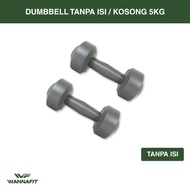 Wannafit 5kg Plastic Dumbbell | Empty Dumbbell Barbell 5 kg