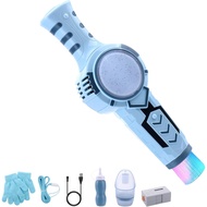 AIERSA Children's Smoke Bubble Machine，Magic Smoke Bubble Wand with Gloves，Elastic Bubble Mist Stick