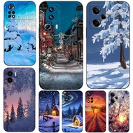 Case For Xiaomi Redmi 12 4G Note 12 5G POCO X5 PRO 5G Phone Cover Snow scene