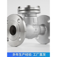 304 Stainless Steel Rotary Start Type Check Valve H44W-16P Flip Type Flange Connection Check Valve C
