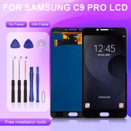 1PCS Tested C9 Pro Display For Samsung Galaxy C9000 Lcd Touch Screen Digitizer Assembly With Tools