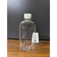 NEW TRANSPARENT JUICE PLASTIC BOTTLE 350ML BOTTLE