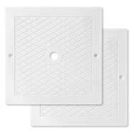[qua]-2 Pack Replacement 10" Pool Skimmer Lid/Covers for SPX1082ESP082 1083 1084 Square Skimmer Bask