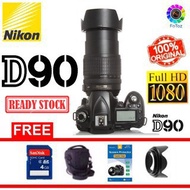 Nikon D90 + 18x105mm Lens (Used)