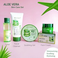 ALOE VERA Skin Care Set (Toner, Cleanser, Soothing Gel &amp; Face Cream)