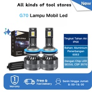 6 months warranty ‐G70 Pro 2Pcs H4 CAR Front LED Lights FOR CAR SUPER BRIGHT H11 LED H7 H1 9005 HB3 