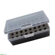 zebeaa. Portable  Organiser Box with 16 Slots Secure Storage for 2A 3A Cell Size