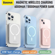 Brand New Baseus Magnetic Wireless Charging Powerbank 6000mAh 10000mAh. Local SG Stock and warranty