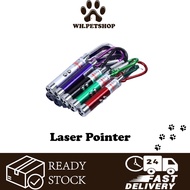 6 COLOUR Laser Pointer Laser Teaser Stick LED Electronic Infrared Cat Laser Pointer Teaser Cat Toys