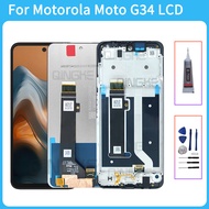 For Motorola Moto G34 LCD XT2363-2 XT2363-3 Display Touch Screen Digitizer Assembly Replacement Acce