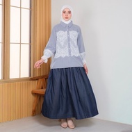HAGIA STRIPE BLOUSE