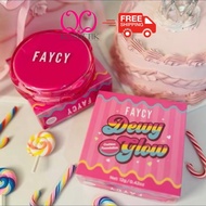 FAYCY Cushion Foundation 12gm Bedak Asas Muka Fair Makeup Natural Dewy Glow Compact Fd Warm Light