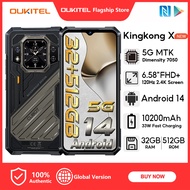 [LOCAL STOCK] OUKITEL Cubot Kingkong X 5G 32GB+512GB Mobile 6.58” FHD+ 120Hz 2.4K Display 10200mAh 3