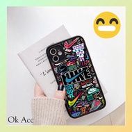 SoftCase AA02 Black motif for Oppo Realme 2 Pro 3 5i 5s 7 7i 8 8i U1 U2 C1 C11 2021 C12 C15 C17 C2 C