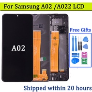 6.5" LCD For Samsung A02 A022 LCD with frame Touch Screen Digitizer LCD For Samsung  SM-A022F A022F/