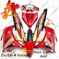 Yamaha LC 135 Cover Set Red Black Rm7 Matt Gold Crystal Gold Exciter Vietnam R Malibu V2 V3 V4 V5 V6