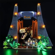 GEAMENT LED Light Kit Compatible with Lego Jurassic Park:T.rex Rampage - Lighting Set for Jurassic W