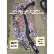 LC135 32MM/LCNEW 28MM MANIFOLD FRONT EXHAUST E-POWER BERANG RACING 💯👍