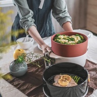 JIA品家 饗食版 赤陶蒸籠盤24cm