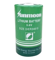Sunmoon ER34615 34615 D SIZE 19000 mAh 3.6V lithium battery PLUG