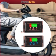 [PETSOLA] Battery Capacity Voltage Indicator 12V 24V 36V 60V 72V 84V LED Tester Voltage Measuring De