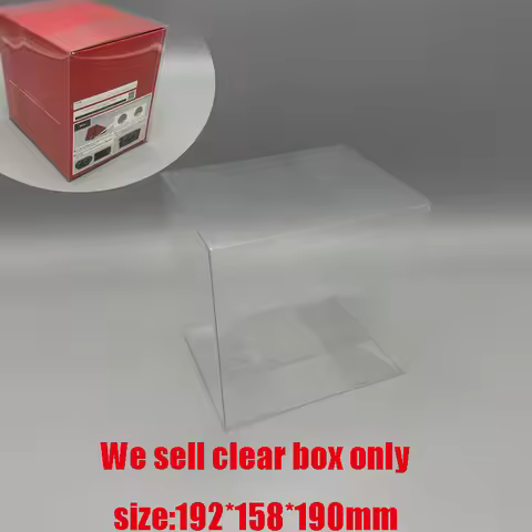 For Virtual Boy NS VB Clear Transparent Collectible Display Box Console Protection Storage Showcase 