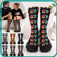 APPEAR 67 Meme Crew Long Socks, Cotton Cartoon  67 Meme Ice Cream Socks, Unique Breathable Warm Ligh