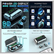 TWS BTH-F9-5 Power Bank Earphones | TWS Bluetooth Wireless Sport In Ear Gaming Earbuds |