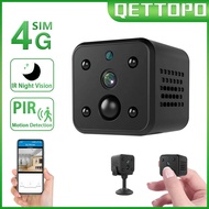 5MP Qettopo 4กรัมกล้องจิ๋วตรวจจับการเคลื่อนไหว PIR แบตเตอรี่ในตัวความปลอดภัยในบ้านกล้องวงจรปิดจอดูแลเด็กไนท์วิชั่น IR