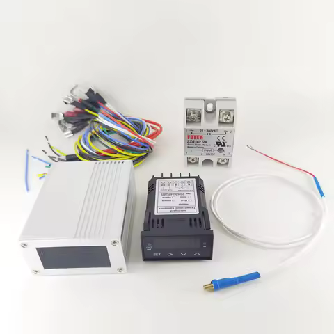 XMT-7100 PID Kits for Rancilio Silvia Gaggia Classic Temperature Controller PT100 SSR Cables Mountin