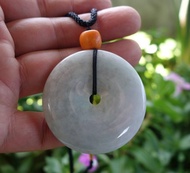 天然A貨翡翠平安扣 吊墜 平安扣 玻璃種 玉佩 掛件