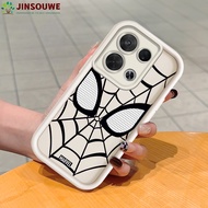 Cellphone Case For OPPO Reno 8 5G Reno8 Pro 5G Reno 8T 5G Reno 8Z 5G Cases For Boys Girls Spider-Man Square Ladder Silicone Casing Full Cover
