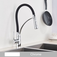 Matte Black Kitchen Sink Faucet tarik Down Swivel Spout dapur air Taps Basin bilik mandi pengadun ai