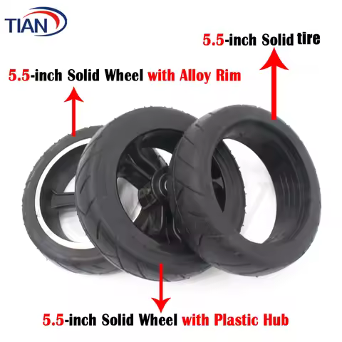 5.5 Inch Solid Wheels 5.5x2 Tire Solid Tyre Alloy or Plastics Rim for Fast Wheel F0,jackhot,Nes Carb