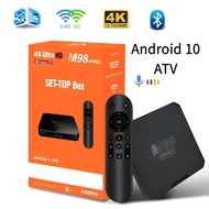M98 Pro ATV Smart TV Box Android 10.0 WiFi 6 H313 2GB 64GB GB Ultra HD BT 4K 3D multimedia player TV