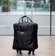 ONE - 萬向輪拉桿包旅行包韓版輕便行李袋黑色單個拉桿包大號