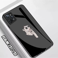 Softcase Glass Glass Glass Realme C31 Realme C35 [K04] Motif All Black - Casing Hp Realme C31 Realme
