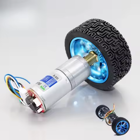 JGA25-370 DC deceleration motor encoder can measure the speed and track the steering robot to balanc