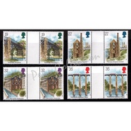 1989 UK GB Industrial Archaeology Gutter Pair stamp