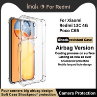 Xiaomi Poco C65 IMAK Shockproof AirBags Casing