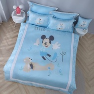 萊賽爾天絲-床包枕套兩用被組-迪士尼-野餐奇遇記-正版授權
