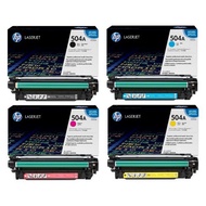 HP 504A - CP3520 / CP3525 / CP3525n / CP3525dn / CM3530 / CM3530fs mfp - CE250A CE251A CE252A CE253A