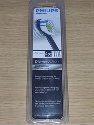 全新 PHILIPS SONICARE DIAMOND CLEAN BRUSH HEAD HX6064/33 飛利浦 電動牙刷 刷頭 ㄧ盒4支